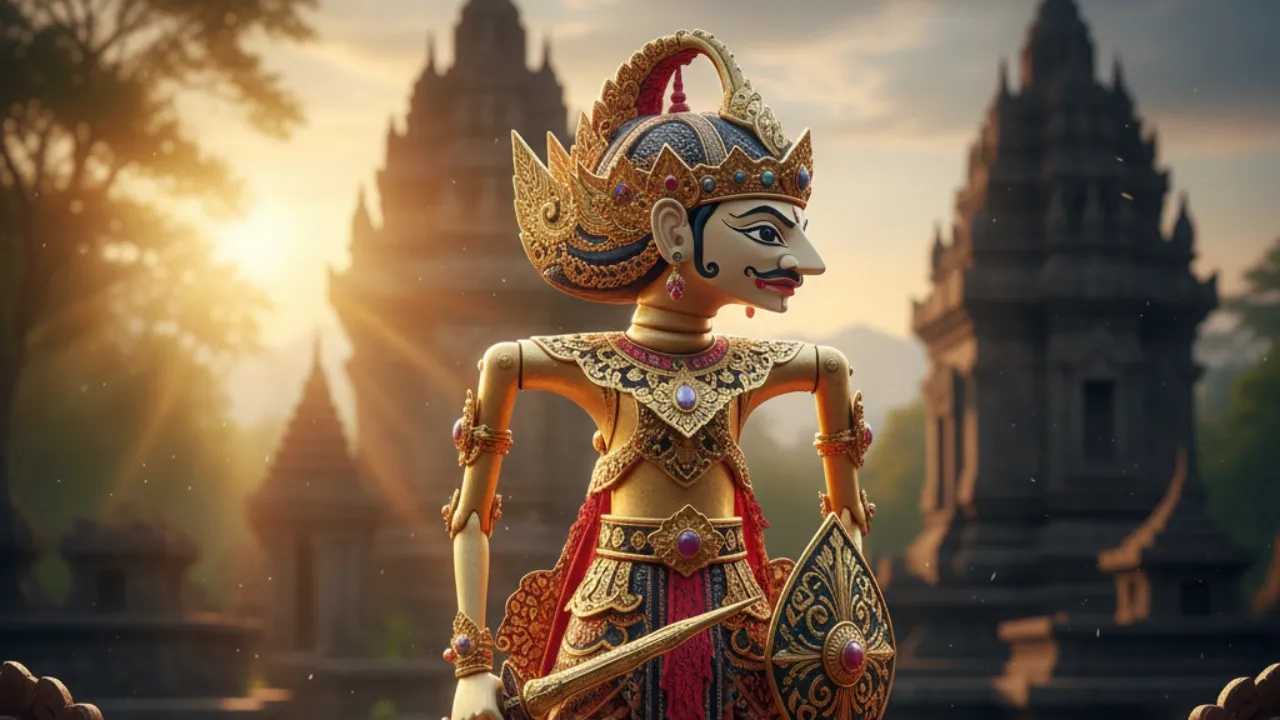 Evolusi dan Adaptasi Nama Wayang dalam Sejarah (c) Ilustrasi AI
