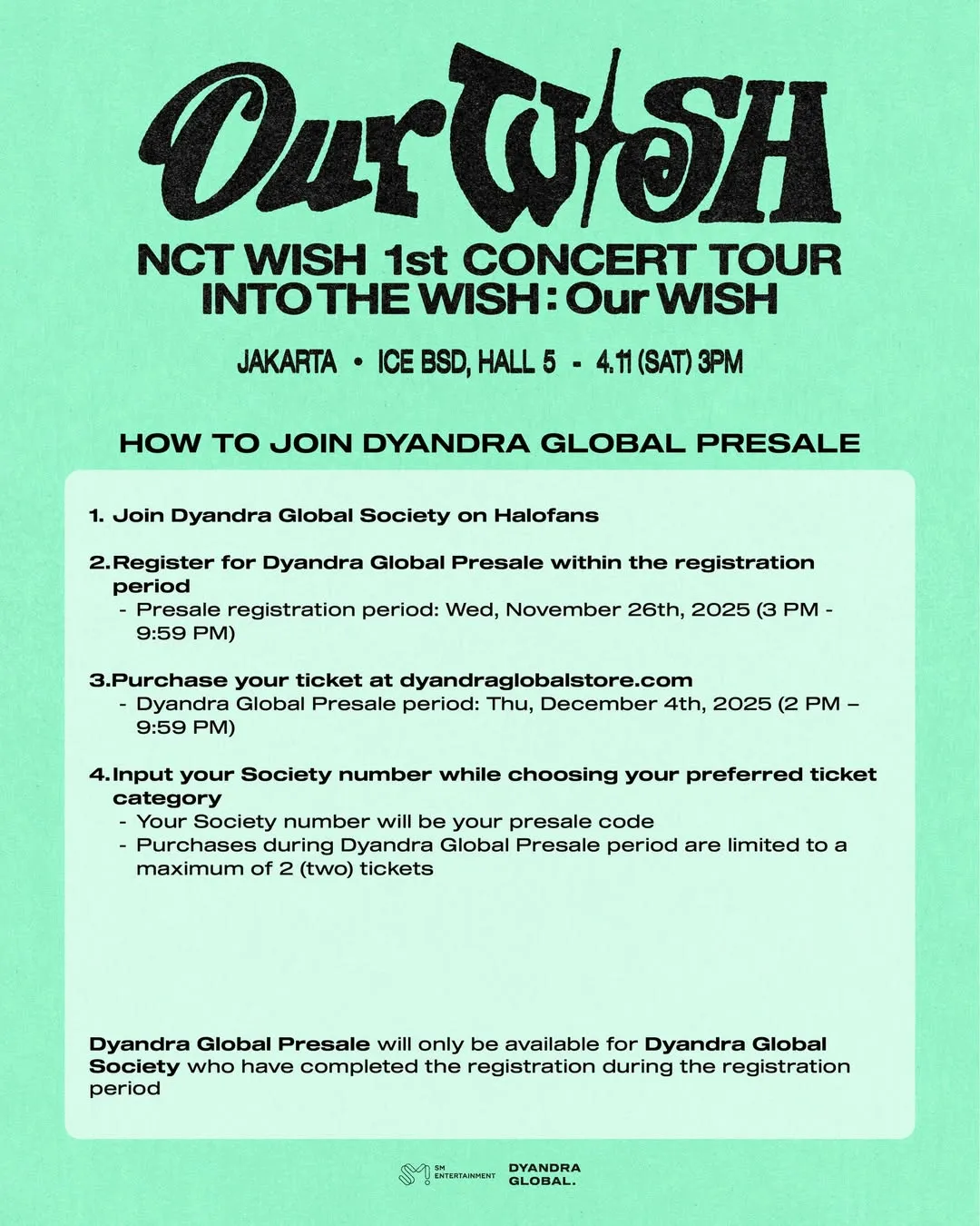 Konser NCT WISH di Jakarta/instagram.com/dyandraglobal