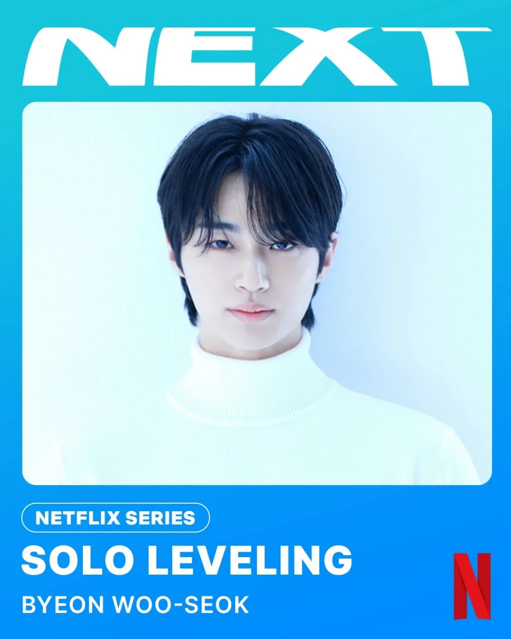 Byeon Woo Seok ditunjuk Netfliz sebagai Jinwoo dalam Solo Leveling (credit:instagram.com/netflixid)