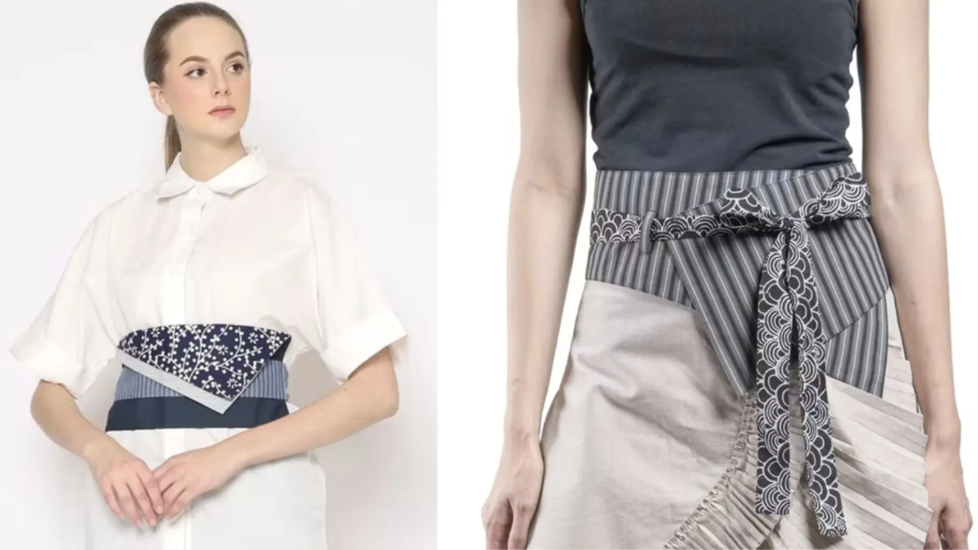 Obi belt batik buat outfit kalcer abis. (Sumber: Bhatara Batik Official Store) 
