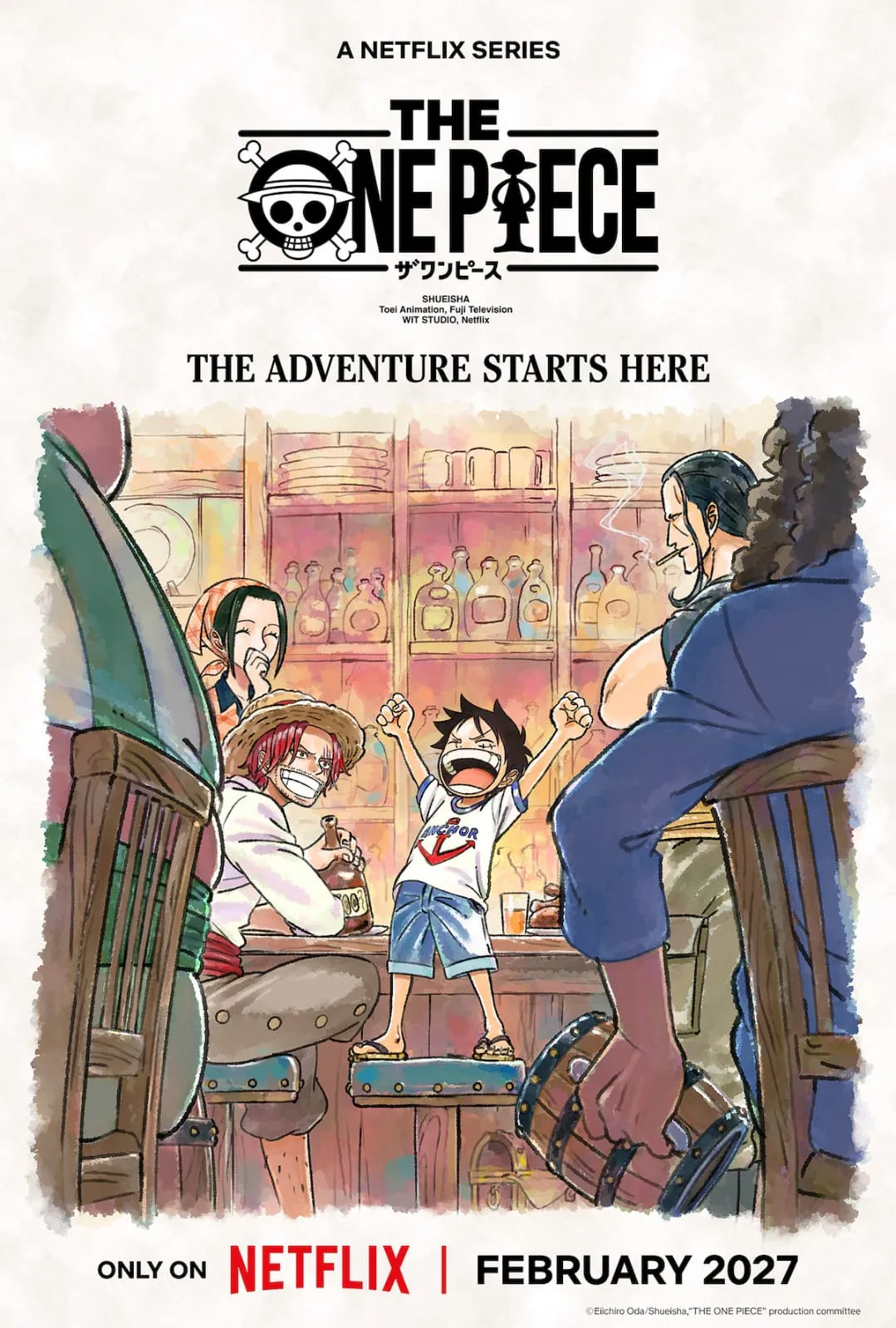 Masa kecil Luffy tampil lebih cinematic (credit: Netflix)