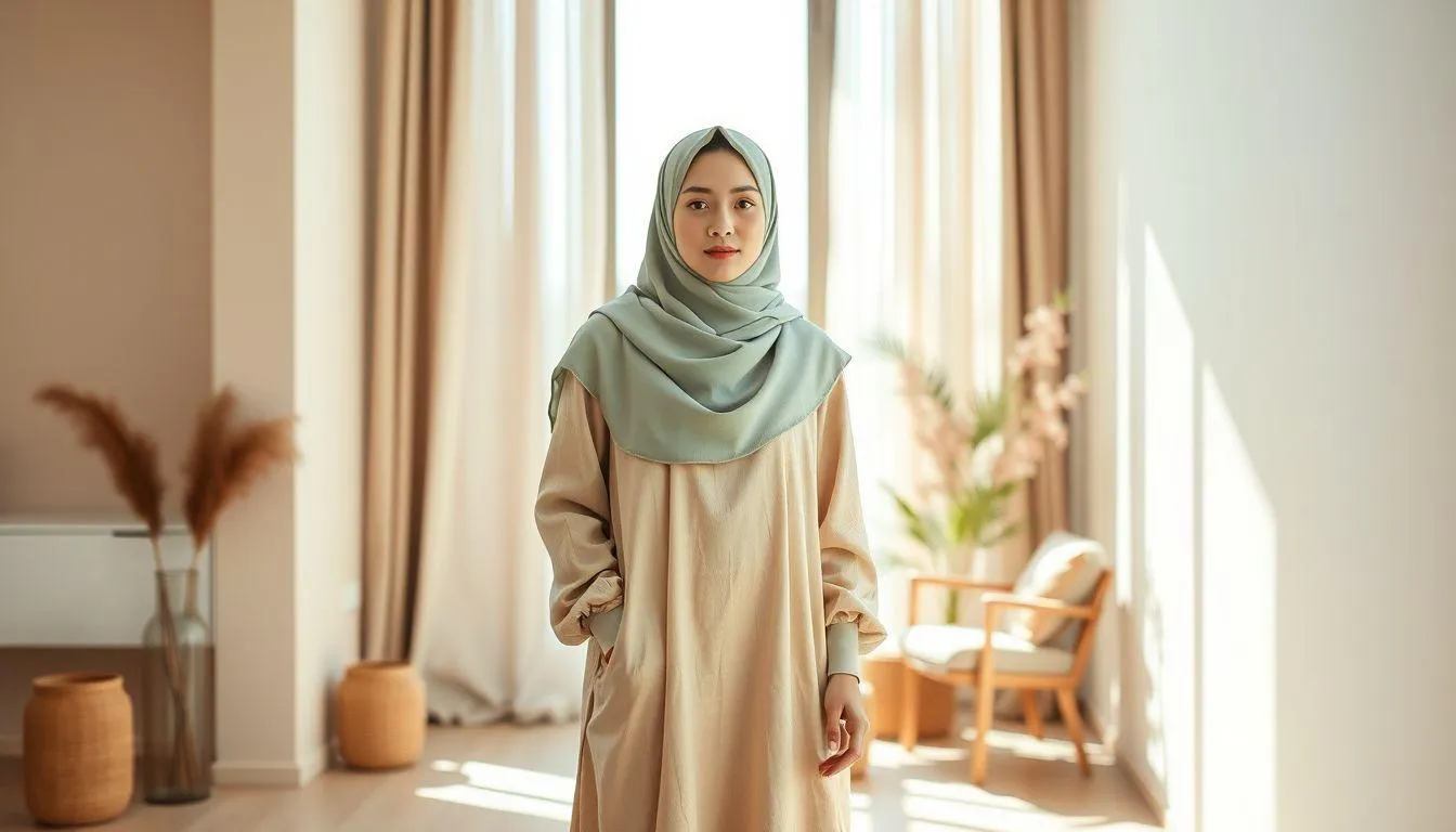 Inspirasi Palet Warna Terbaik untuk Outfit Bukber yang Aesthetic dan Kekinian (c) Ilustrasi AI