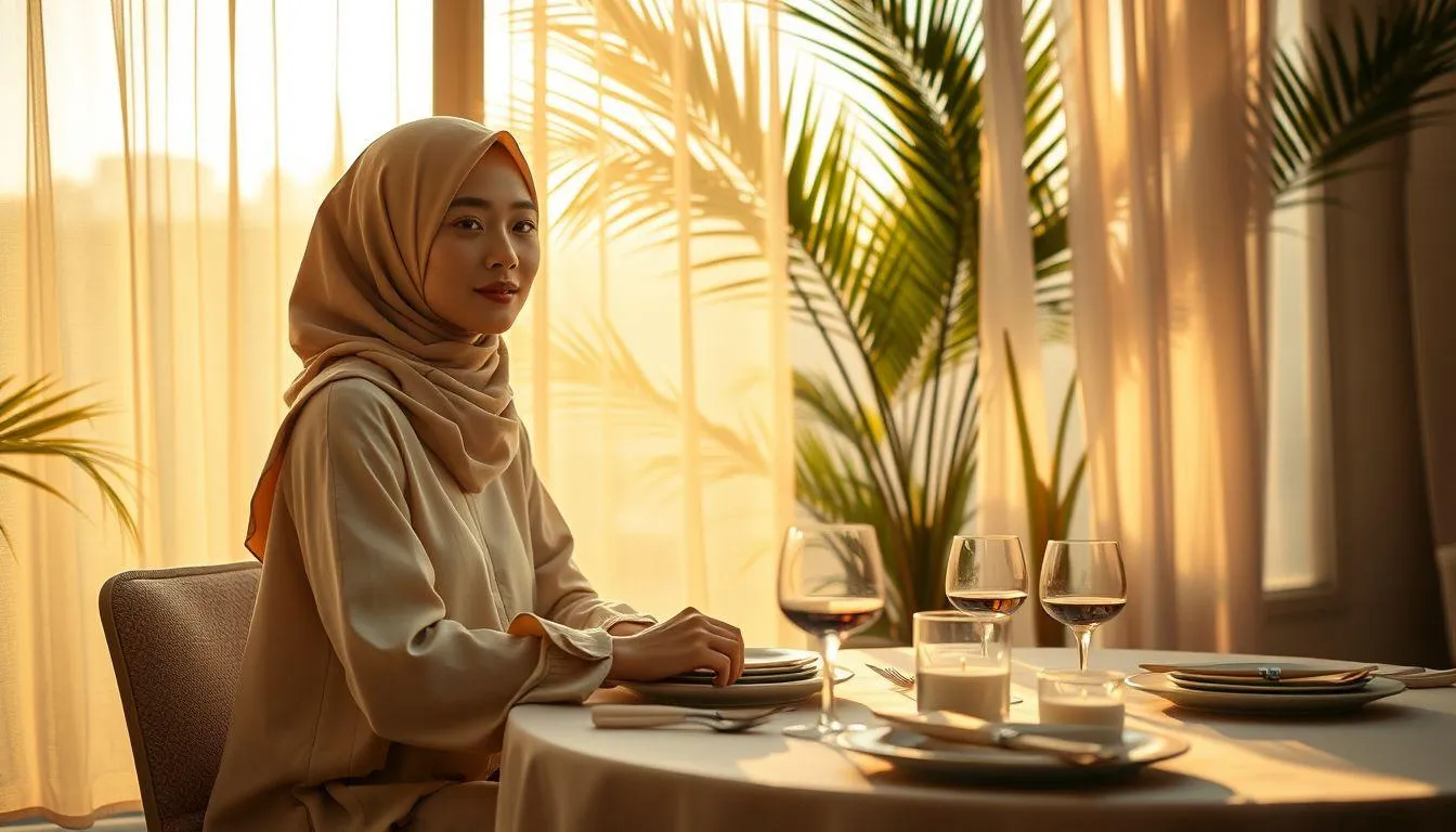Bahan Kain yang Ideal untuk Outfit Bukber Minimalis agar Nyaman Sepanjang Hari (c) Ilustrasi AI