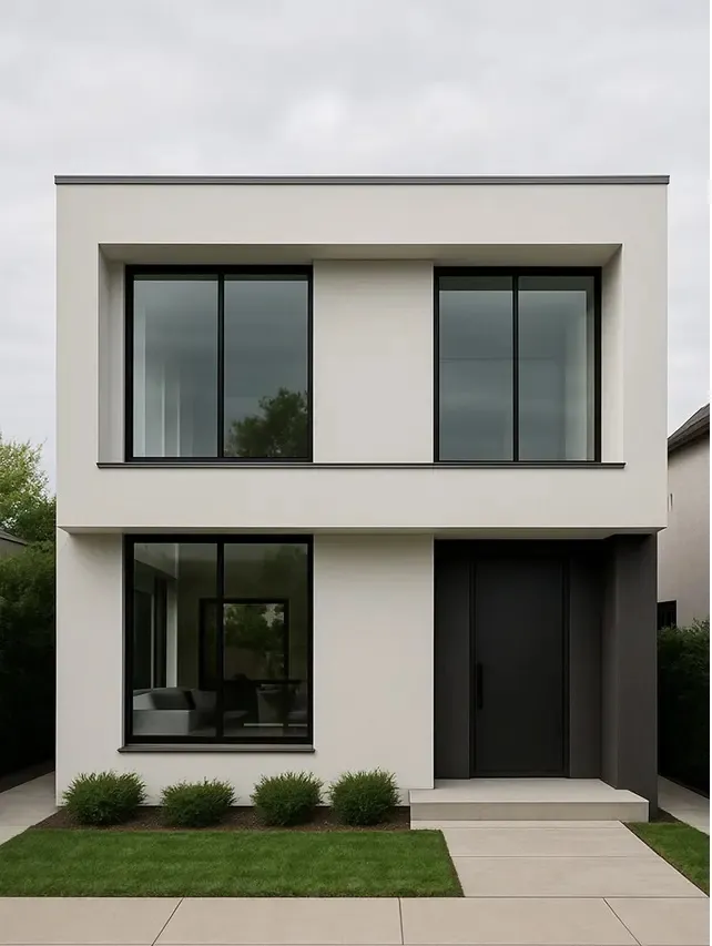 Rumah Modern Simple Terbaru yang Menawan (Foto: Rizka Nur Laily via ChatGPT)