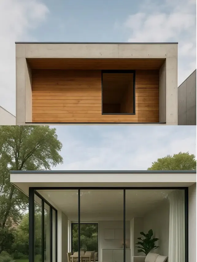 Rumah Modern Simple Terbaru yang Menawan (Foto: Rizka Nur Laily via ChatGPT)