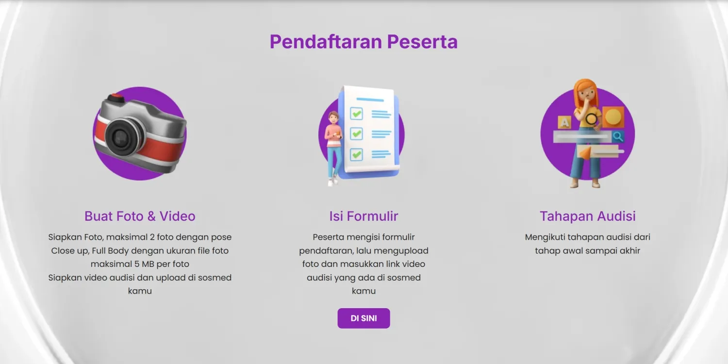 Pendaftaran Audisi BINTANG PANTURA 2026 (credit: Indosiar)