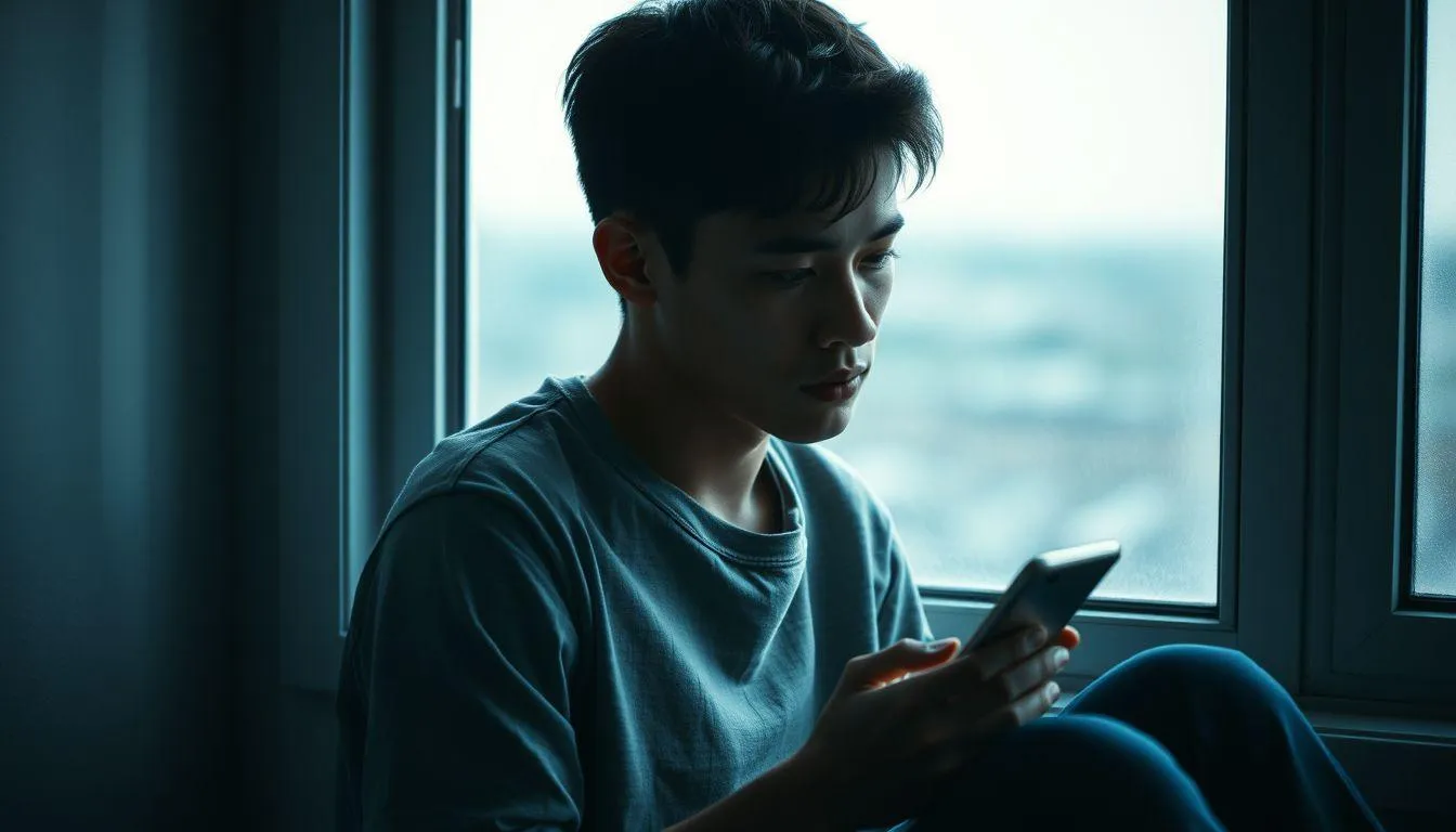 Pengertian dan Makna Caption Sad (c) Ilustrasi AI