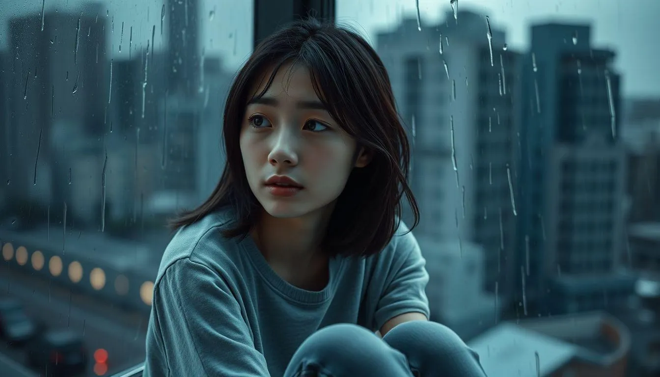 Jenis-Jenis Caption Sad Berdasarkan Tema (c) Ilustrasi AI