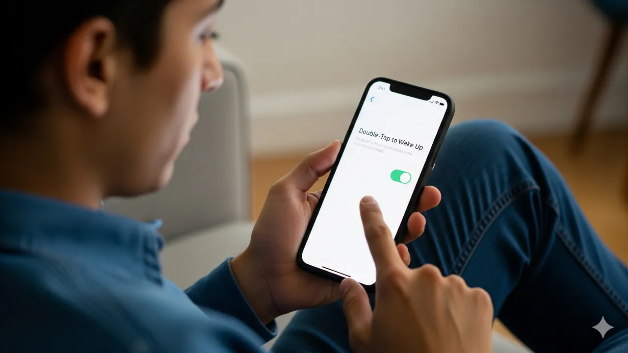 Langkah-Langkah Mengaktifkan Fitur Ketuk Layar Dua Kali untuk Menyalakan Tampilan (c) Ilustrasi AI