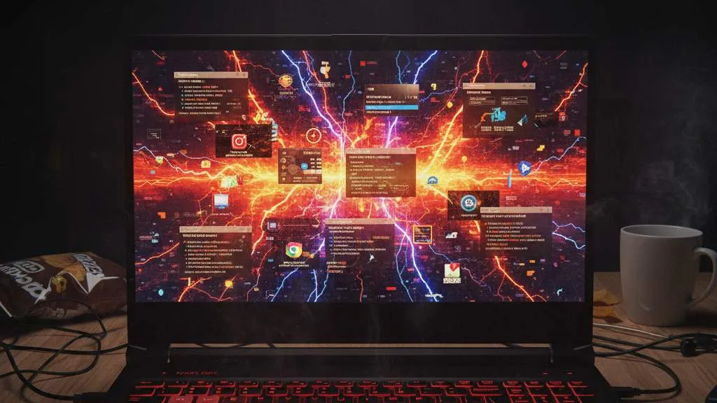 Penyebab Utama Laptop Mengalami Freeze (c) Ilustrasi AI