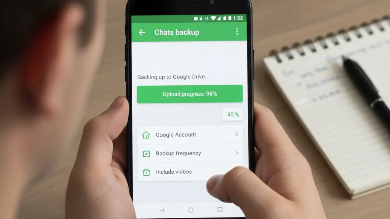 Waktu Optimal untuk Melakukan Pencadangan (c) Ilustrasi AI