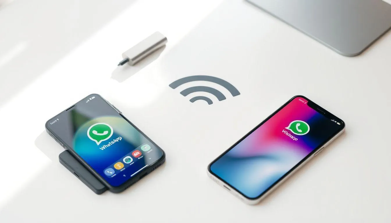 Transfer Data WhatsApp Antar Platform (c) Ilustrasi AI