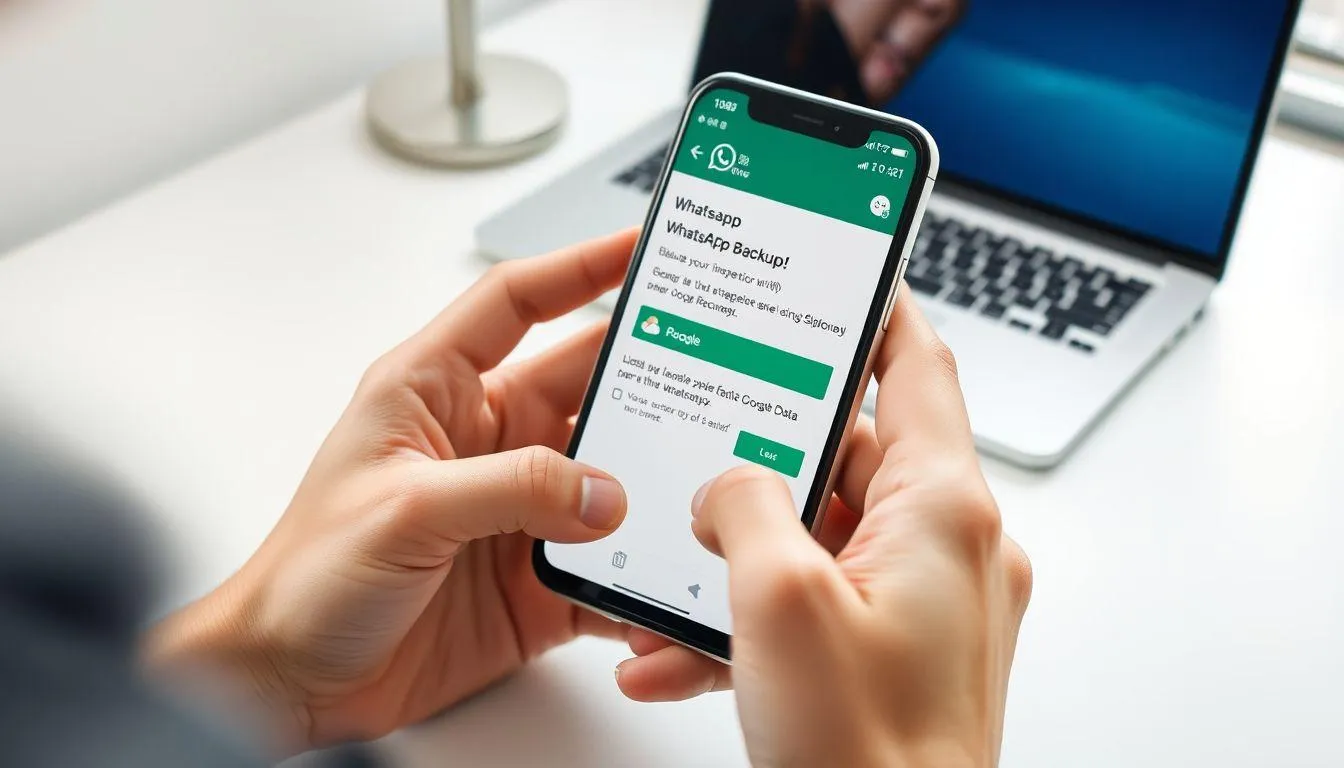 Proses Pemulihan Data WhatsApp (c) Ilustrasi AI