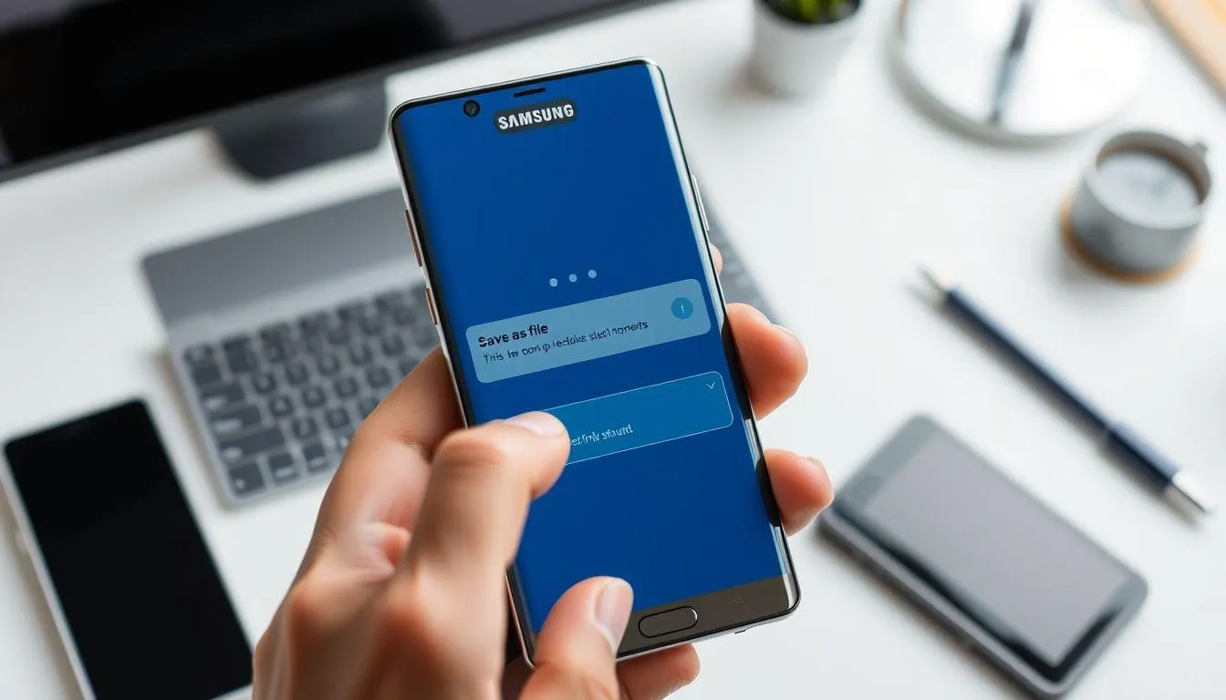 Metode Export Samsung Notes ke Format PDF (credit:Image by AI)