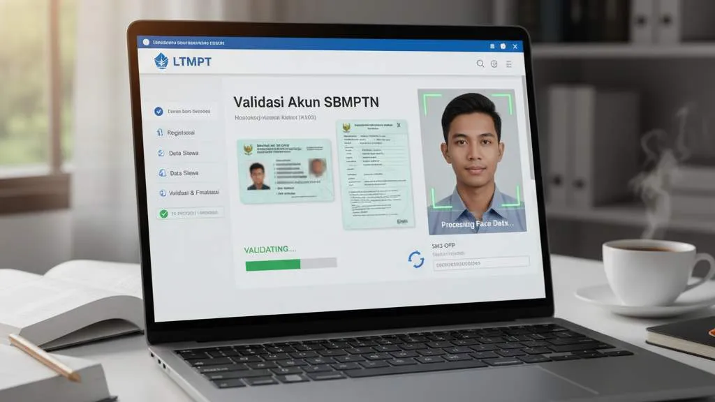 Proses Verifikasi dan Validasi Data (c) Ilustrasi AI