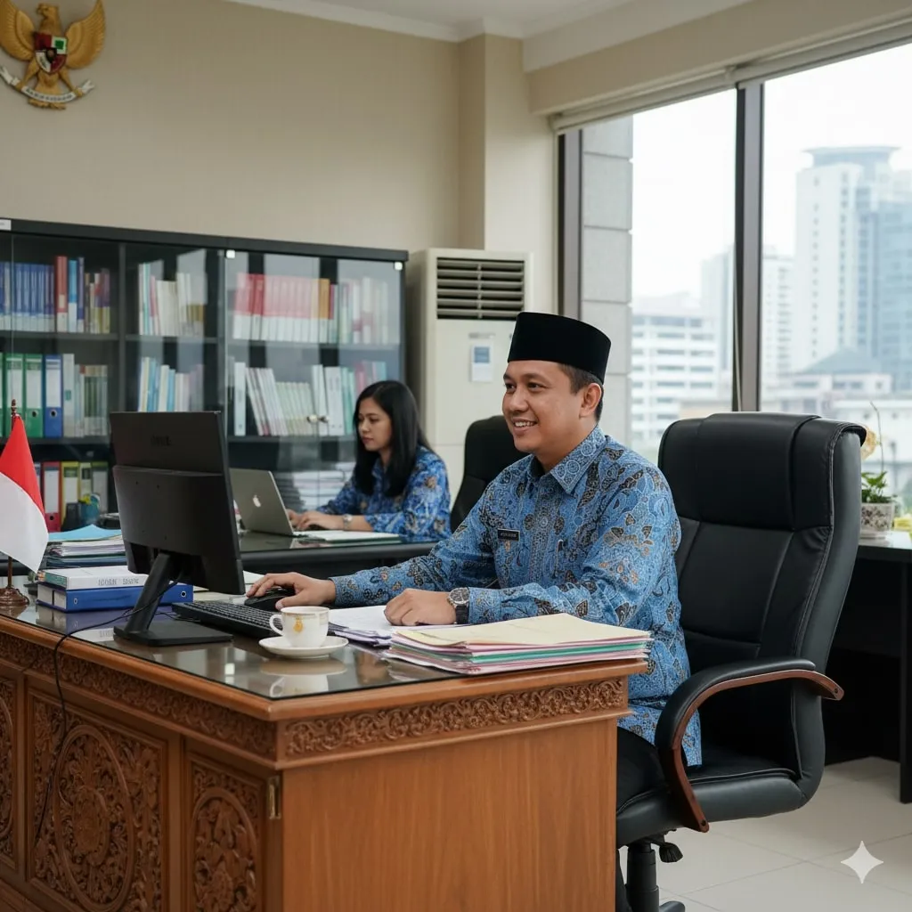 Pengertian dan Sistem Pendaftaran CPNS (c) Ilustrasi AI