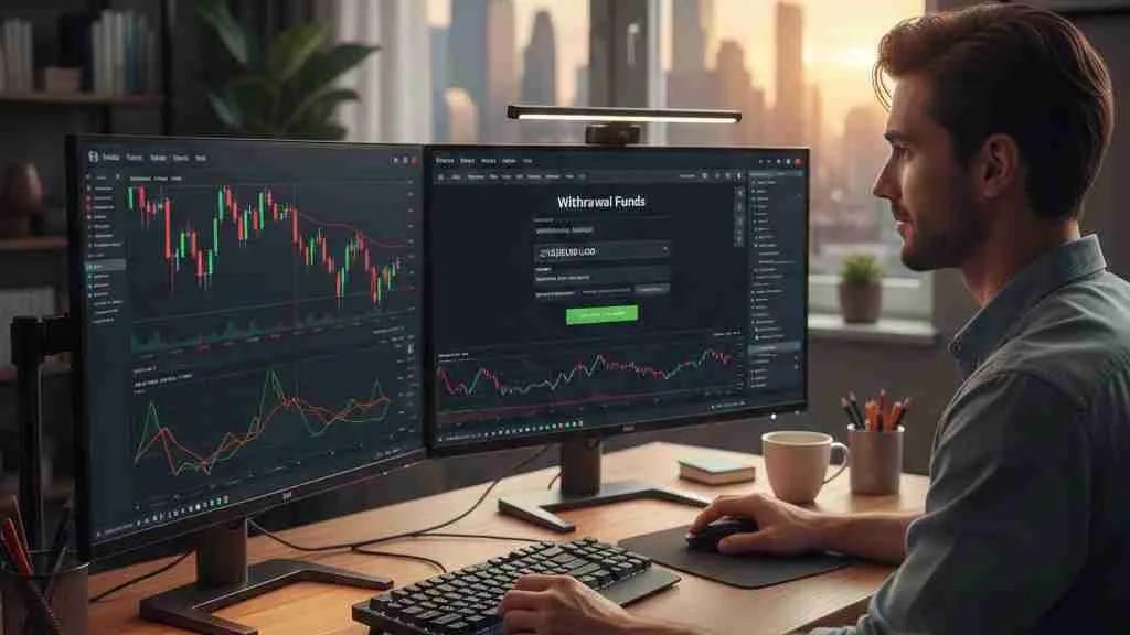 Proses Deposit dan Penarikan Dana (c) Ilustrasi AI