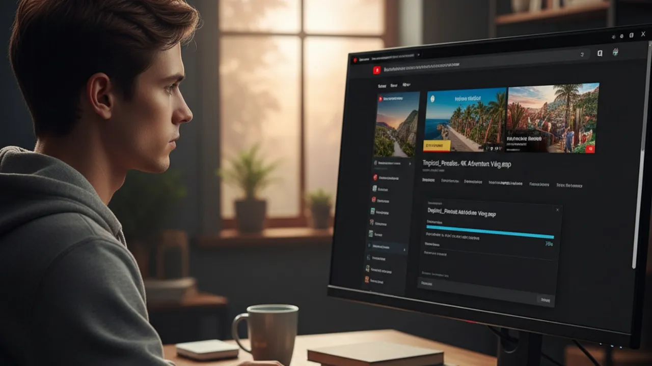 Metode Menggunakan Situs Web Downloader (c) Ilustrasi AI