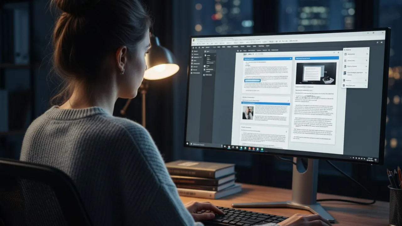 Metode Pengeditan PDF Menggunakan Microsoft Word (c) Ilustrasi AI