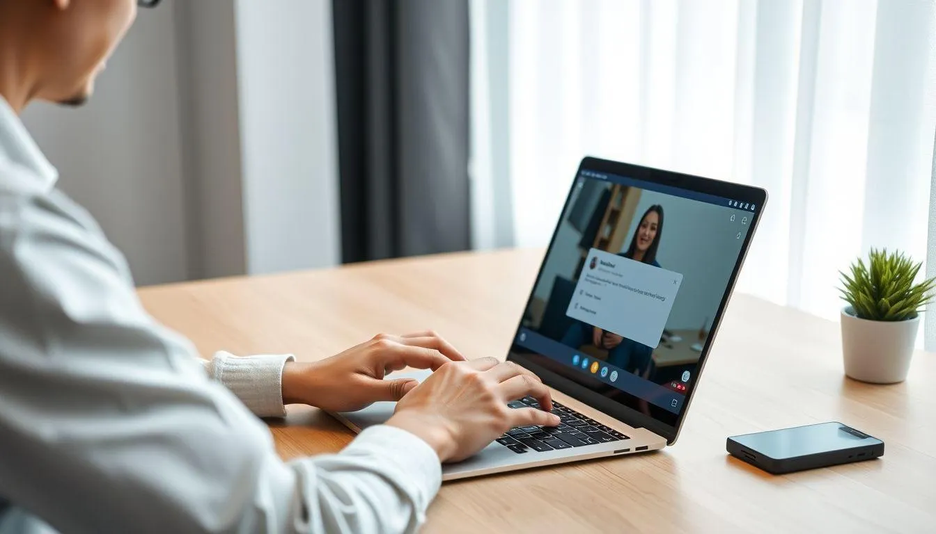 Langkah-langkah Mengganti Background Sebelum Rapat Dimulai