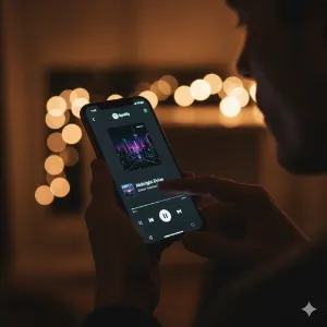 Pengertian Spotify dan Fitur Ganti Lagu (c) Ilustrasi AI
