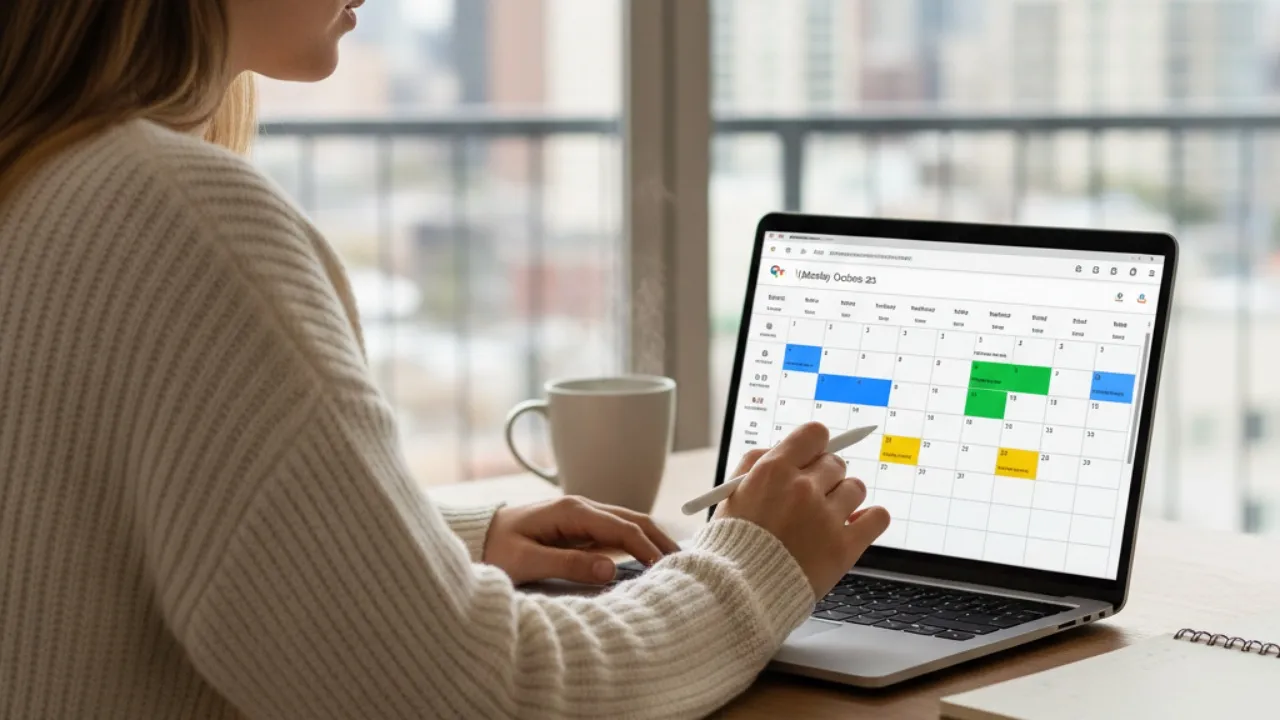 Langkah-Langkah Menggunakan Google Calendar (c) Ilustrasi AI