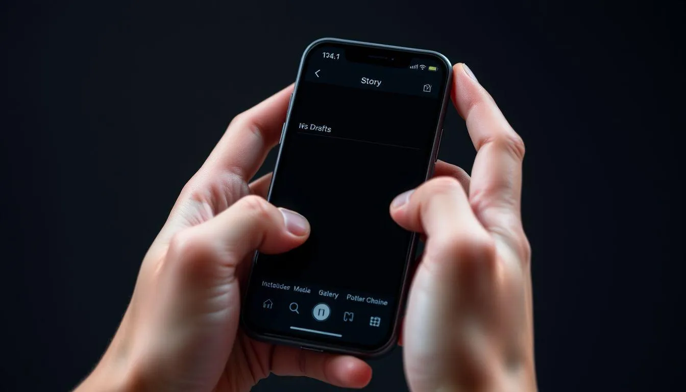 Cara Menghapus Draft Story Instagram (c) Ilustrasi AI
