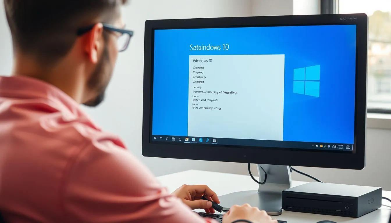 Proses Instalasi Windows 10 (c) Ilustrasi AI