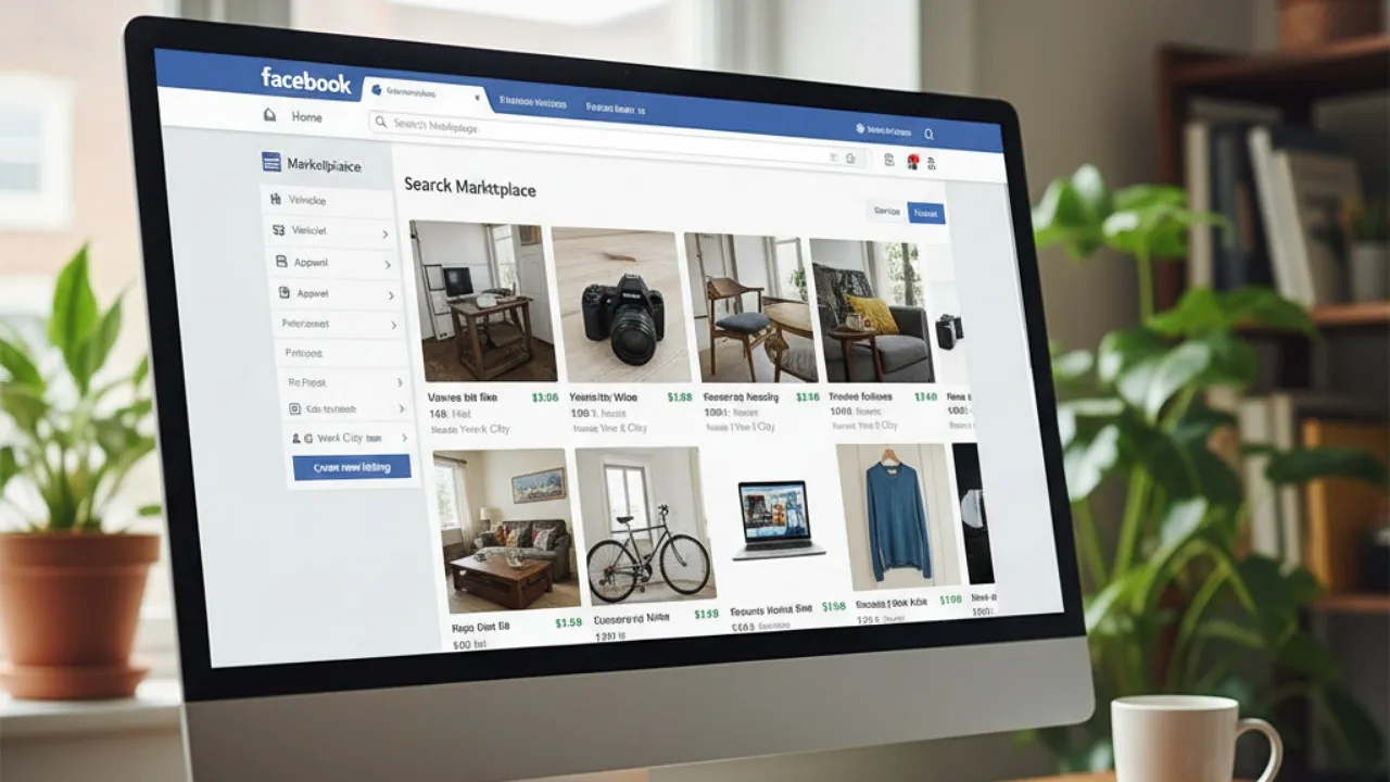 Memahami Konsep Dasar Facebook Marketplace (c) Ilustrasi AI
