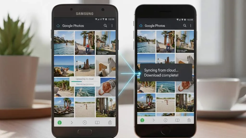 Transfer Foto dan Video dengan Google Photos (c) Ilustrasi AI