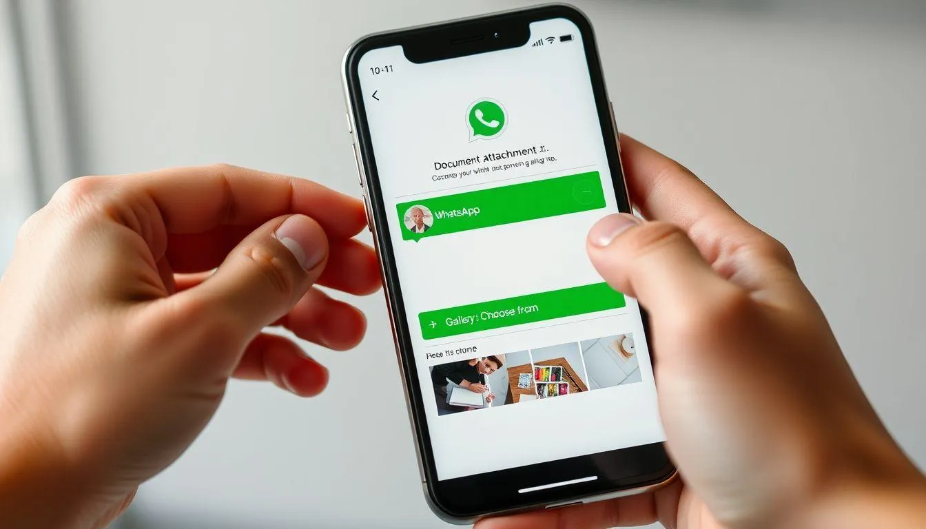 Langkah-Langkah Mengirim Foto Dokumen WhatsApp iPhone Versi Terbaru (credit:Image by AI)