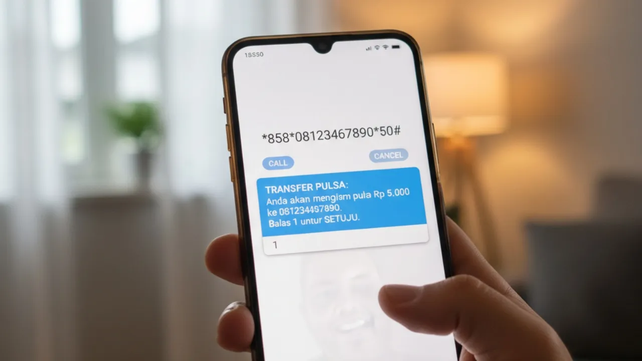 Metode Pengiriman Pulsa Melalui Kode USSD