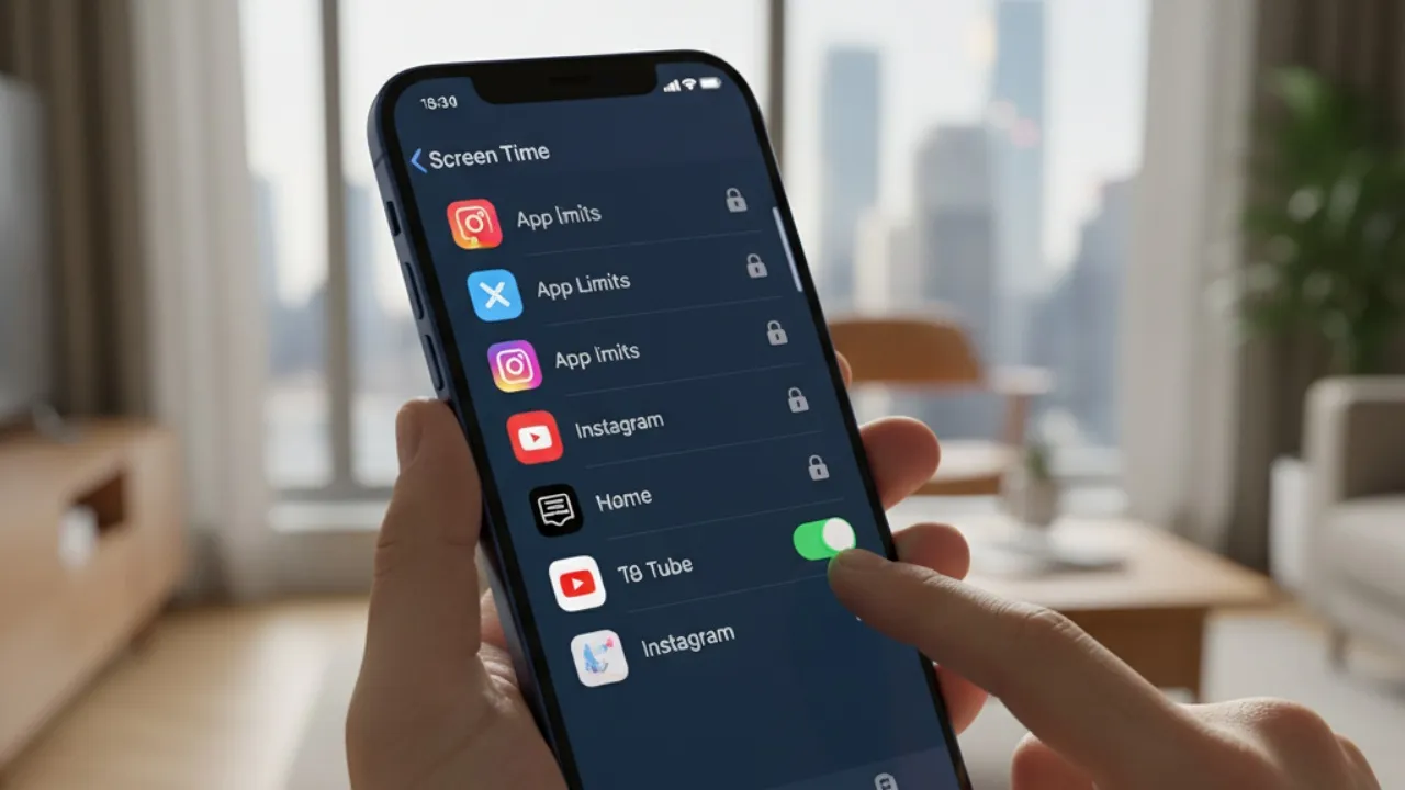 Manfaat Utama Mengunci Aplikasi di iPhone (c) Ilustrasi AI