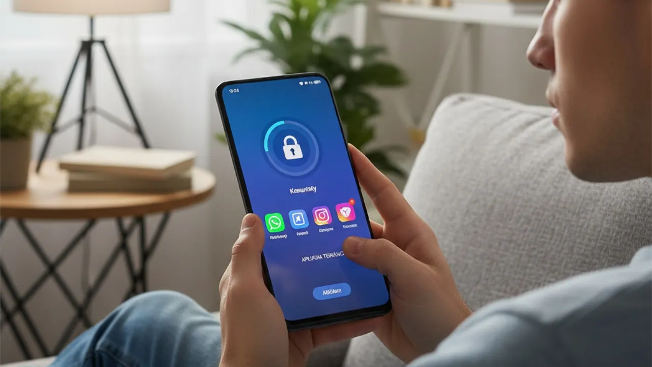 Cara Mengamankan Aplikasi di Smartphone Xiaomi (c) Ilustrasi AI