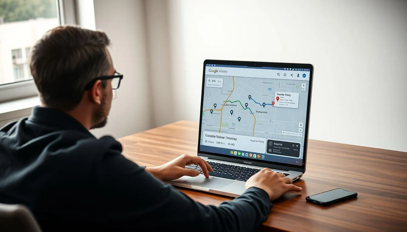Pelacakan Melalui Riwayat Lokasi Google Maps (credit:Image by AI)
