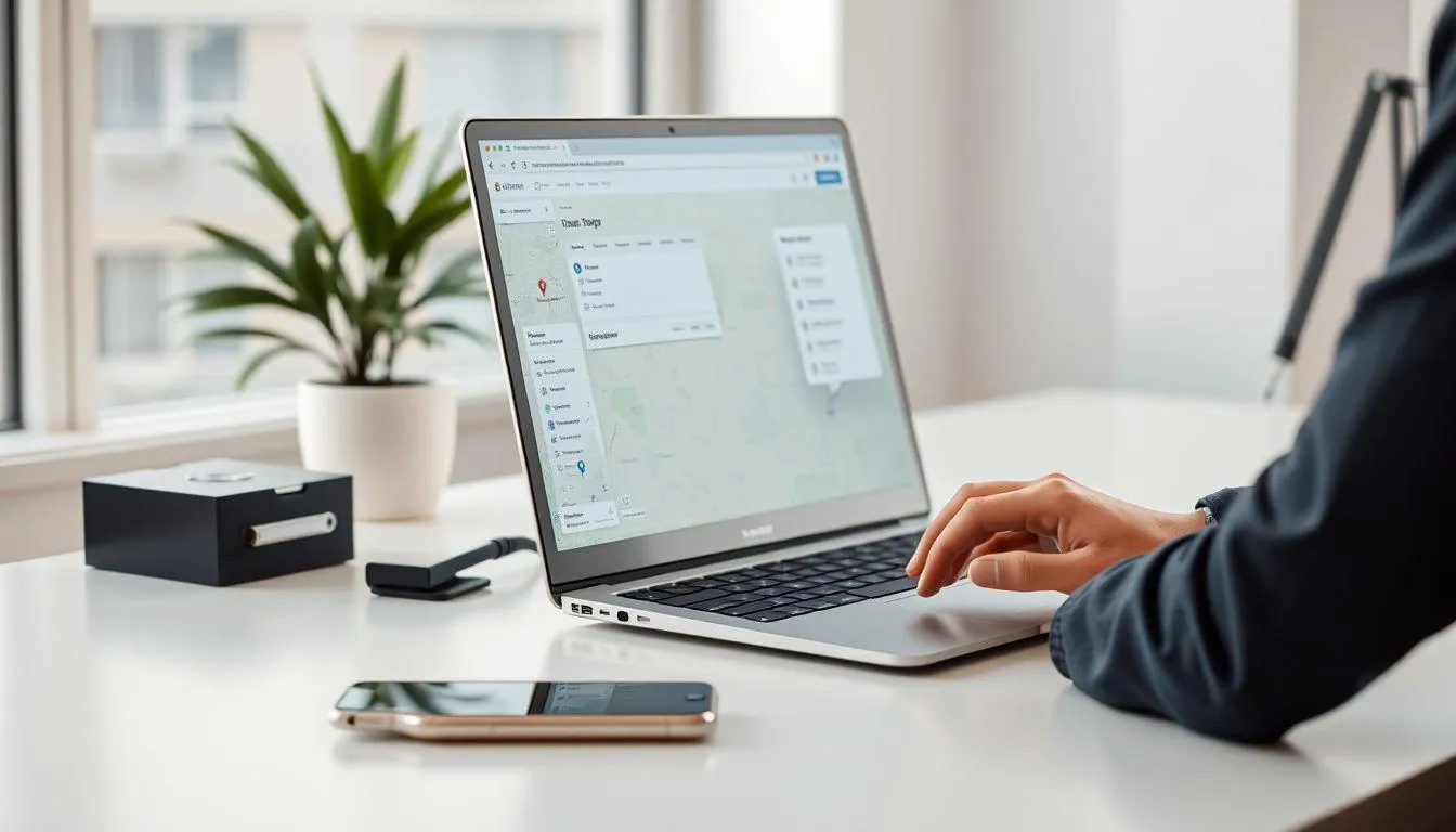 Platform Pelacakan Online Geofind (c) Ilustrasi AI