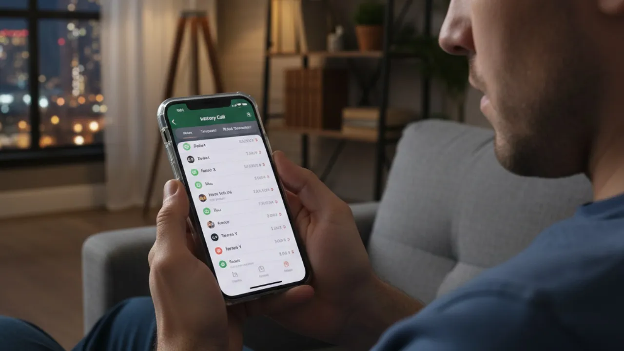Cara Melihat History Call di iPhone