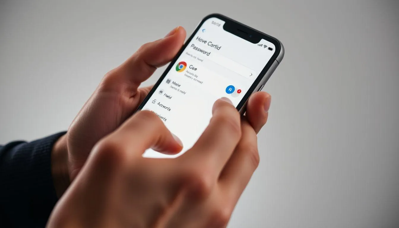 Metode Akses Password di Perangkat iOS (c) Ilustrasi AI