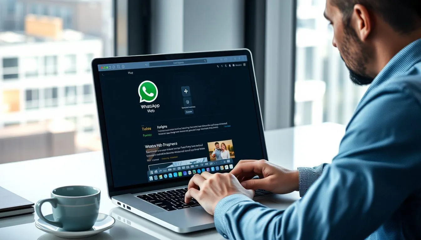 Metode WhatsApp Web dengan Mode Incognito (c) Ilustrasi AI