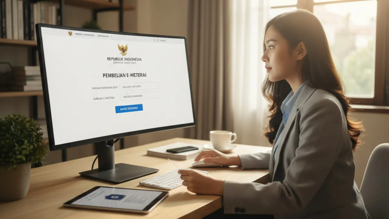 Langkah-Langkah Pembelian Meterai Elektronik