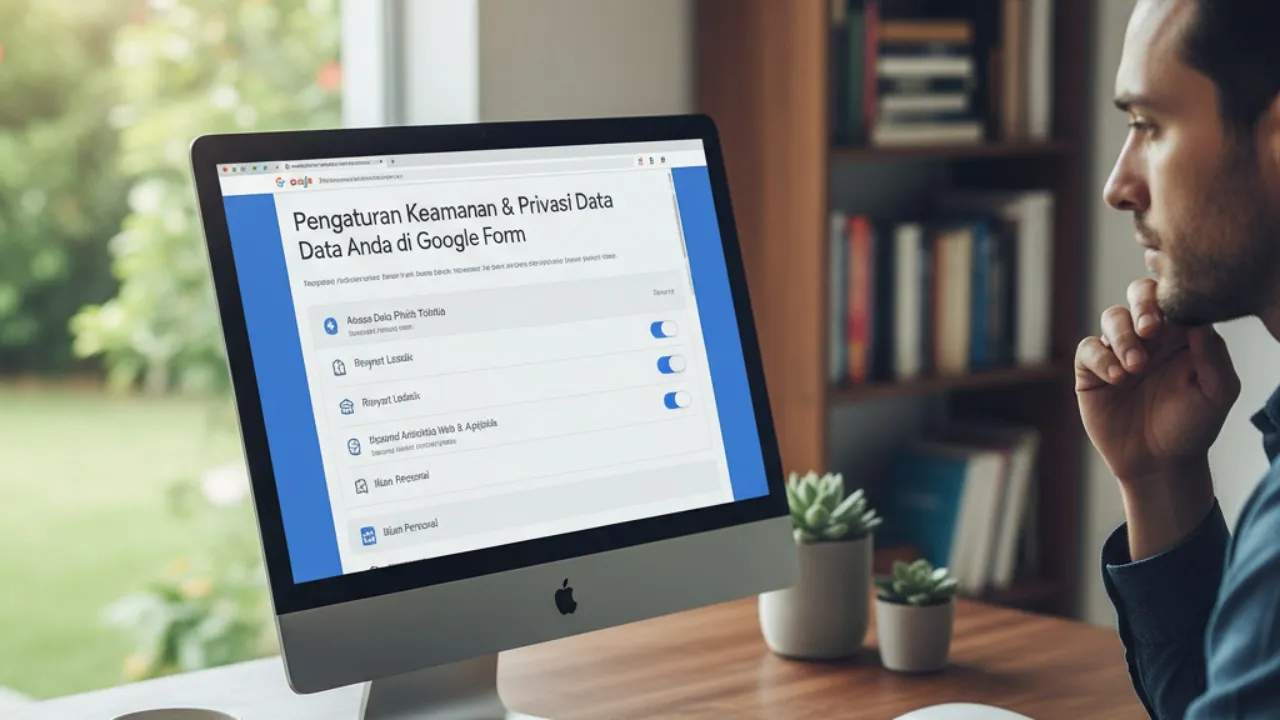 Pengaturan Keamanan dan Privasi Data