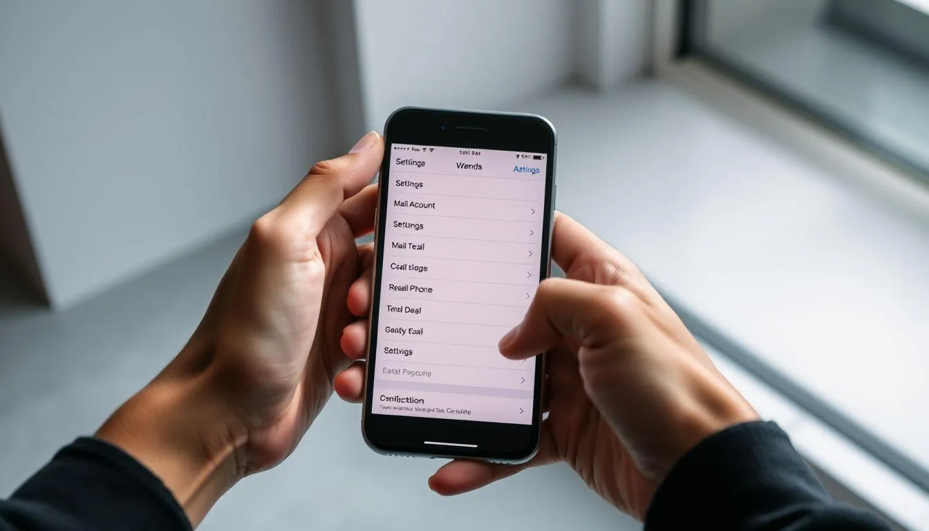 Membuat Email di iPhone Melalui Pengaturan