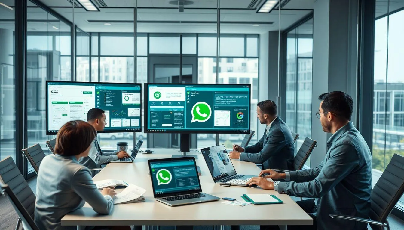 Implementasi Lanjutan dengan WhatsApp Business API (c) Ilustrasi AI