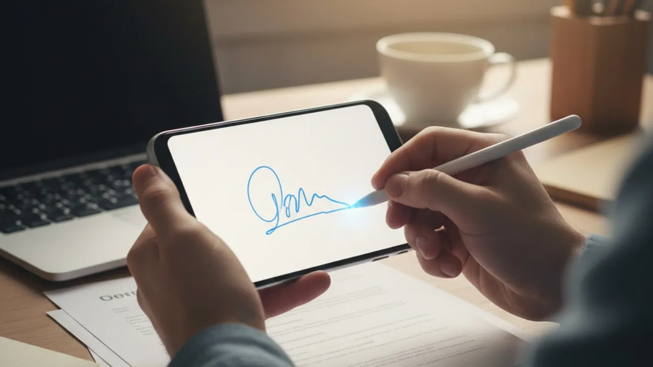 Metode Pembuatan Tanda Tangan Digital di Smartphone