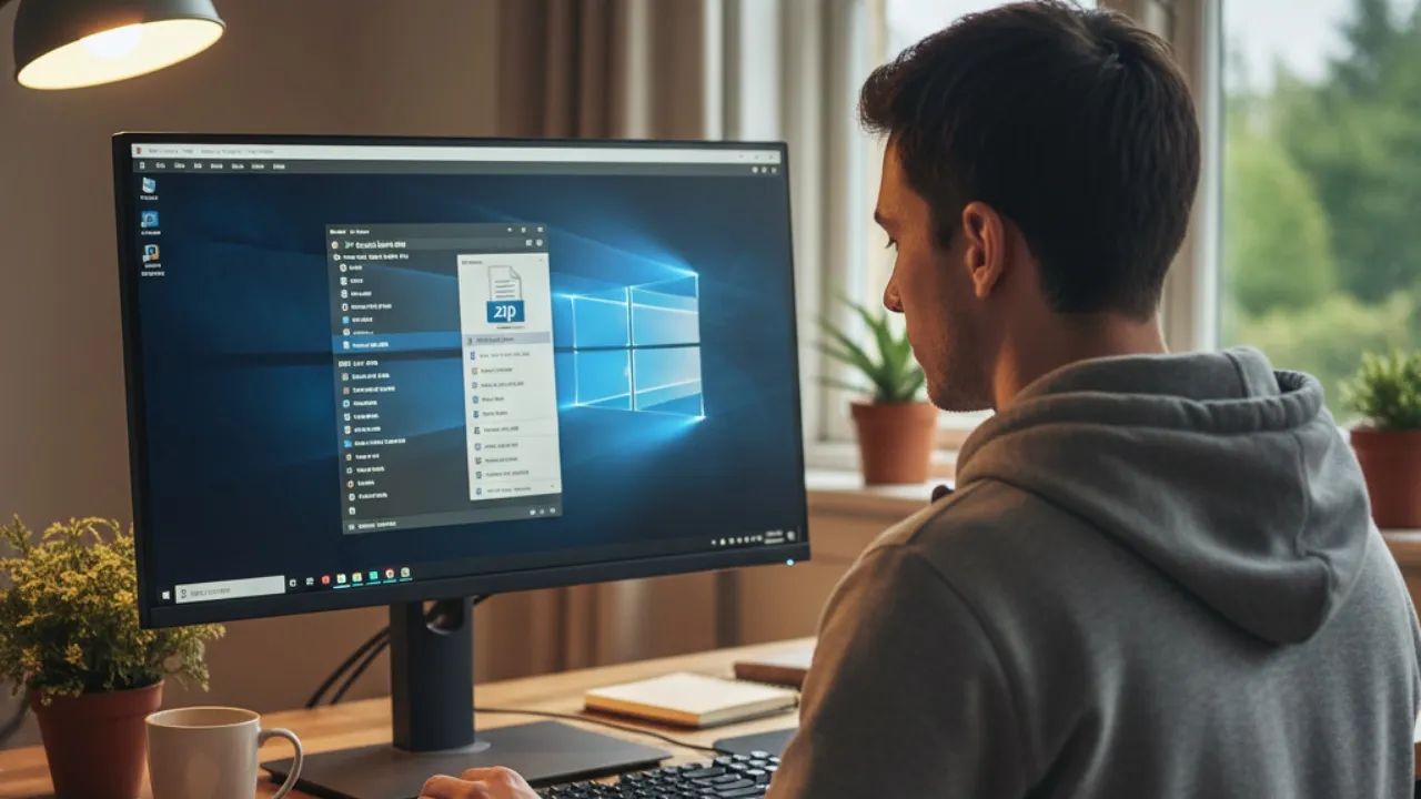 Cara Membuka File ZIP di Windows