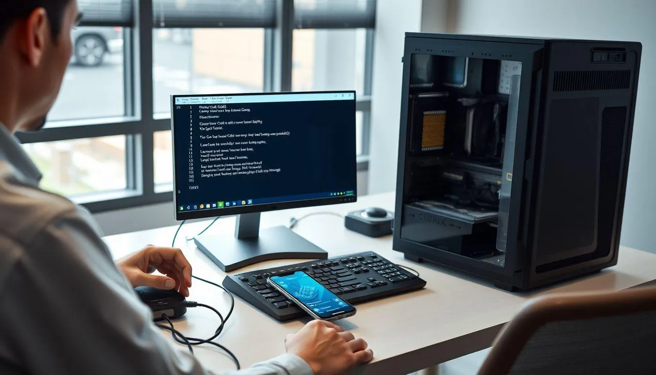 Pemulihan Data dan Perbaikan Melalui Komputer (c) Ilustrasi AI