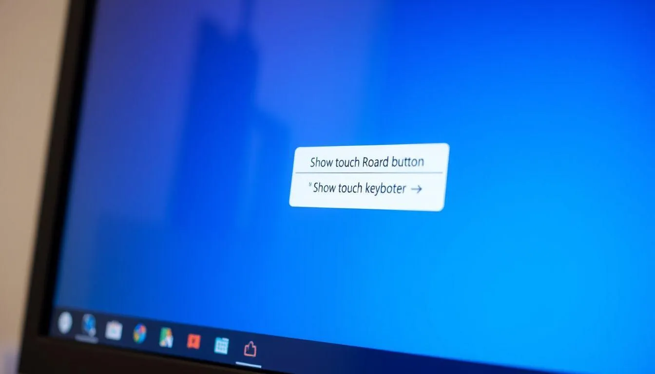 Menggunakan Taskbar dan Fitur Touch Keyboard (credit:Image by AI)