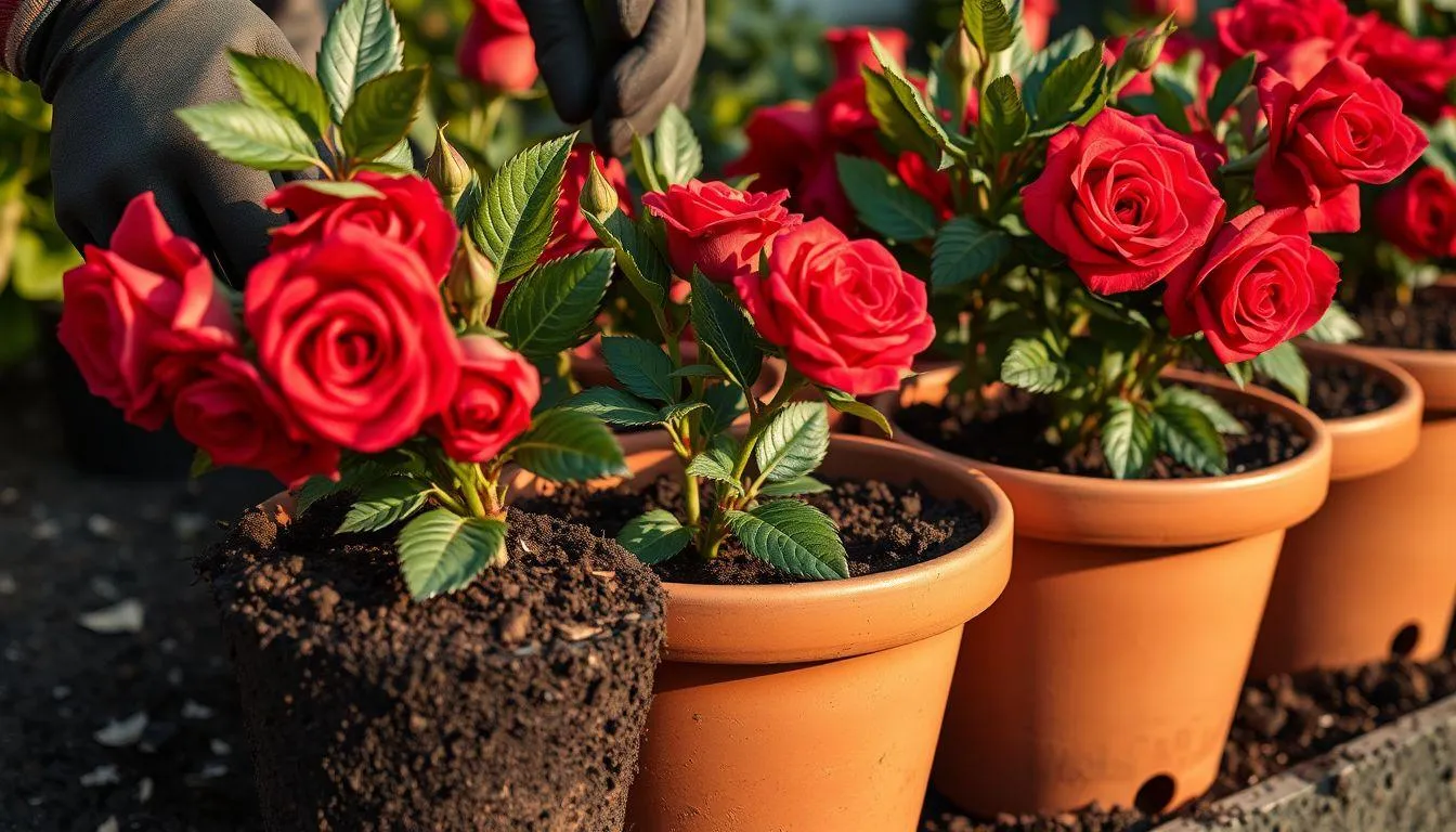 Cara Menanam Bunga Mawar di Pot (c) Ilustrasi AI