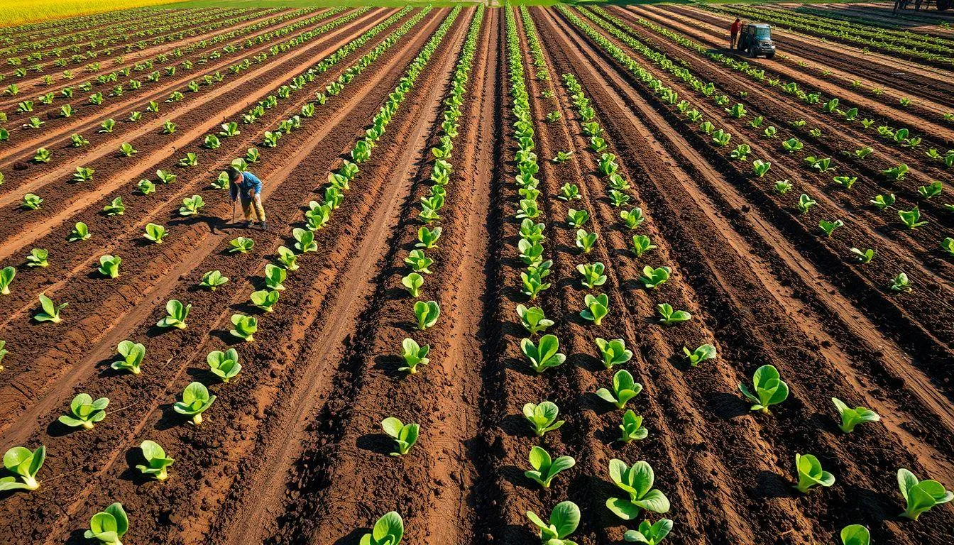 Cara Menanam Caisim di Tanah Terbuka (c) Ilustrasi AI