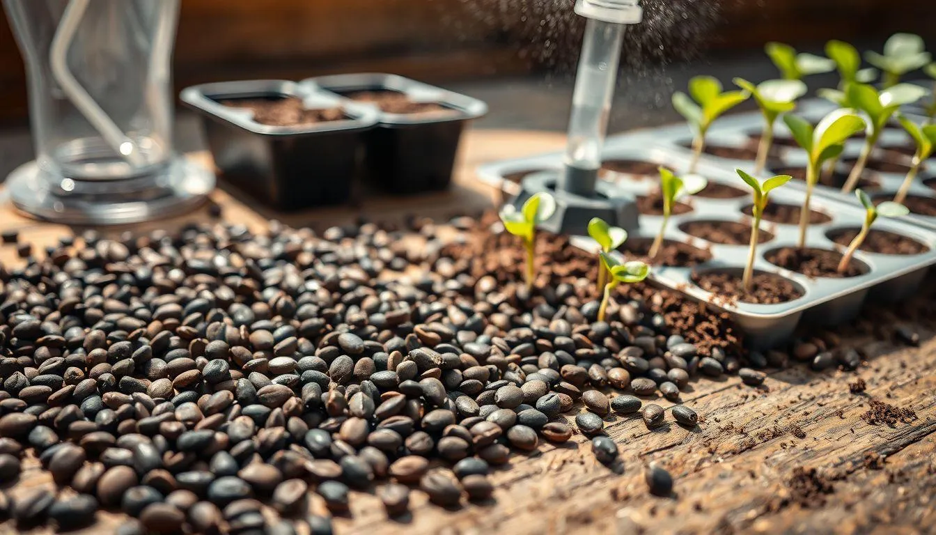 Perbanyakan Caisim dari Biji, Batang, dan Akar (c) Ilustrasi AI